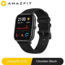 이미지를 갤러리 뷰어에 로드 , 글로벌 버전 Amazfit GTS 스마트 시계 5ATM 방수 수영 스마트 워치 새로운 14 일 배터리 음악 제어 샤오 미 테크 IOS 전화
