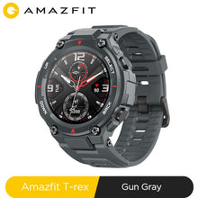 이미지를 갤러리 뷰어에 로드 , 새로운 2020 CES Amazfit T rex T-rex Smartwatch Contrl Music 5ATM Smart Watch GPS / GLONASS 20 일 배터리 수명 MIL-STD for Xiaomi iOS