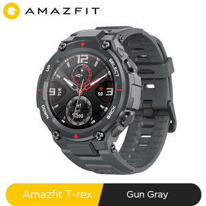 새로운 2020 CES Amazfit T-rex T rex Smartwatch 5ATM 14 스포츠 모드 Smart Watch GPS / GLONASS MIL-STD for Xiaomi iOS Android