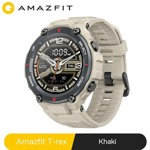 새로운 2020 CES Amazfit T-rex T rex Smartwatch 5ATM 14 스포츠 모드 Smart Watch GPS / GLONASS MIL-STD for Xiaomi iOS Android