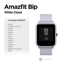 이미지를 갤러리 뷰어에 로드 , 다 언어 Huami Amazfit Bip 스마트 시계 GPS Glonass Smartwatch 스마트 시계 시계 Xiaomi 전화 45 일 대기
